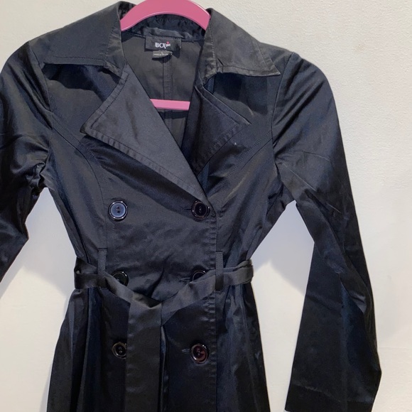BCX Black Trench Coat